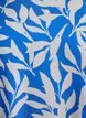 FLASH - Short sleeve viscose blouse with print, Blue, Packshot image number 2