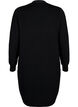 Knitted cardigan in cotton-viscose mix, Black, Packshot image number 1