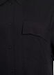 FLASH - Long shirt dress with short sleeves, Black, Packshot image number 2