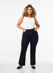 Ellen bootcut jeans with high waist, Black, Model image number 0