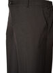 High-waisted tailored trousers with straight legs, Black, Packshot image number 2