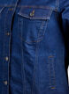 Denim jacket in a stretchy cotton blend, Blue, Packshot image number 3
