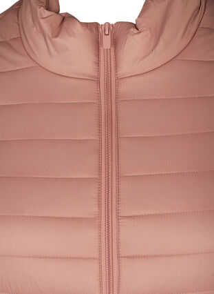 Short quilted jacket with a zip, Burlwood, Packshot image number 2