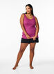 Top with lace trim, Red, Model image number 1
