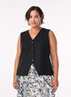 Waistcoat with button closure, Black, Model image number 0