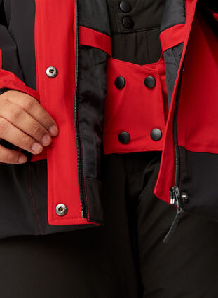 Ski jacket with a removable hood, Ski Patrol w black, Model image number 2