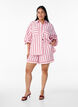 Loose shirt with stripes and long sleeves, Pink, Model image number 1