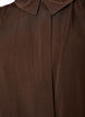 Shirt with balloon shape and concealed zip, Brown, Packshot image number 2