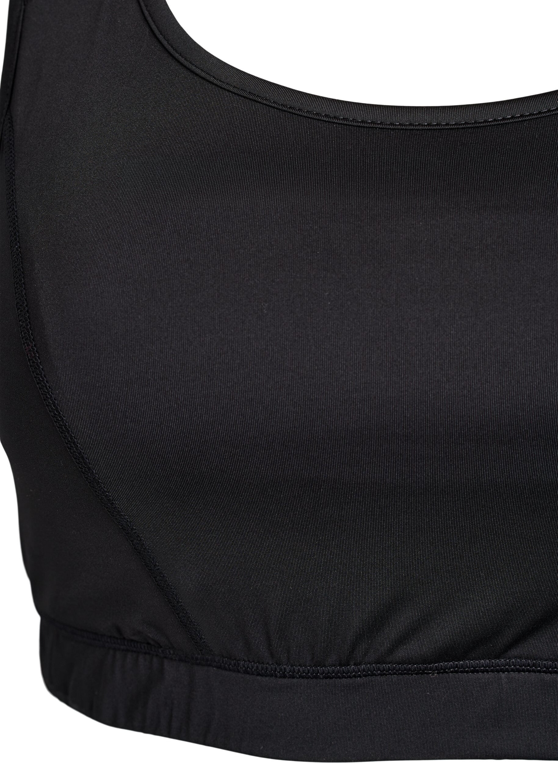 Zizzifashion Sports bra with racerback, Black, Packshot image number 2