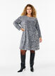 Sequin dress with bow detail, Silver, Model image number 3
