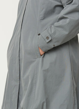 Jacket with pockets and hood, Balsam Green, Model image number 2