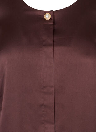 Round neck blouse, Fudge, Packshot image number 2
