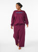 Sweatshirt with text print, Dark Bordeaux, Model image number 1