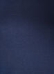 Basic T-shirt with boat neck and 3/4 sleeves, Blue, Packshot image number 2