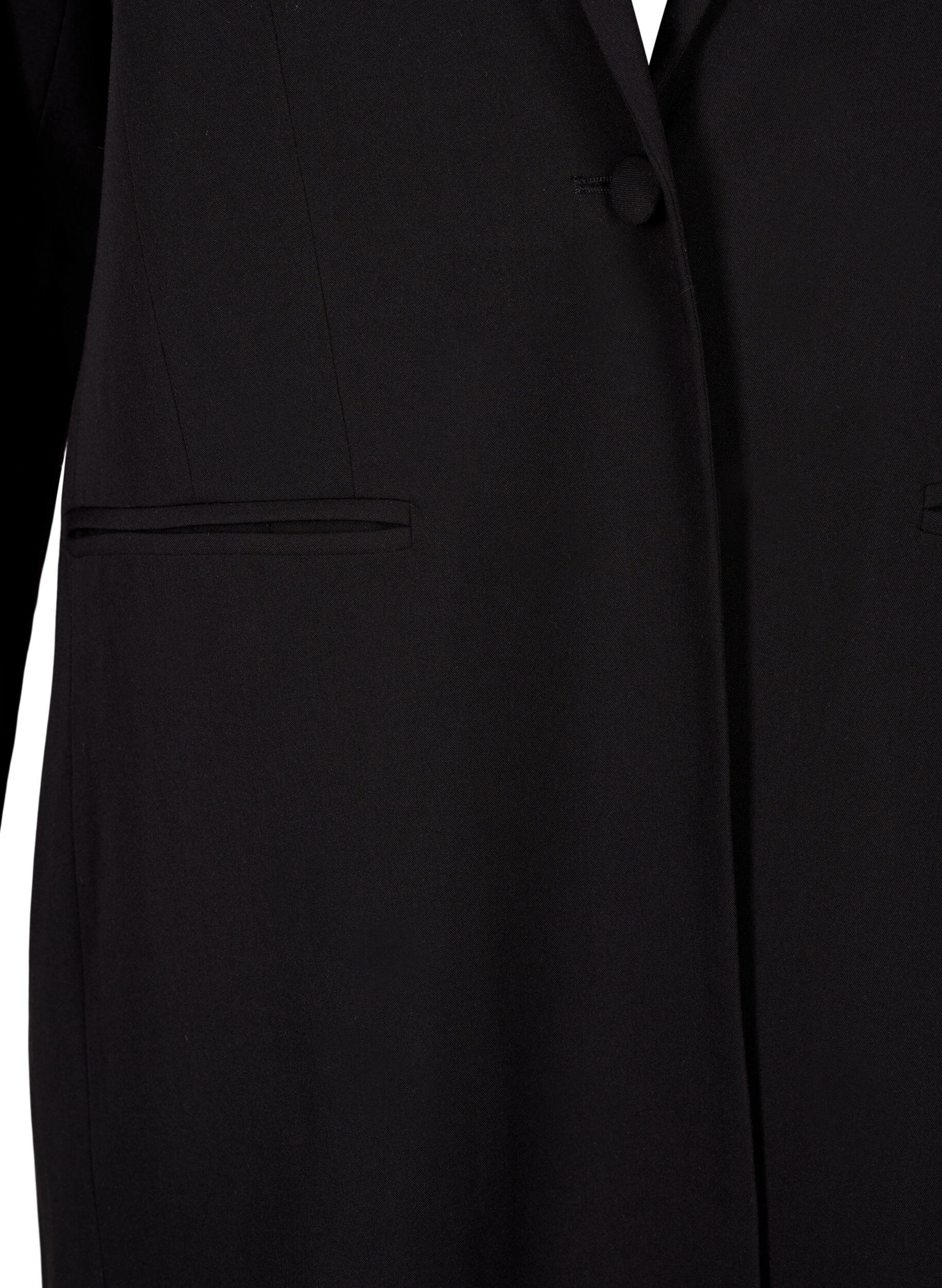 Zizzifashion Classic long blazer, Black, Packshot image number 2