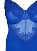 Bodysuit with embroidered details, Blue, Packshot image number 2