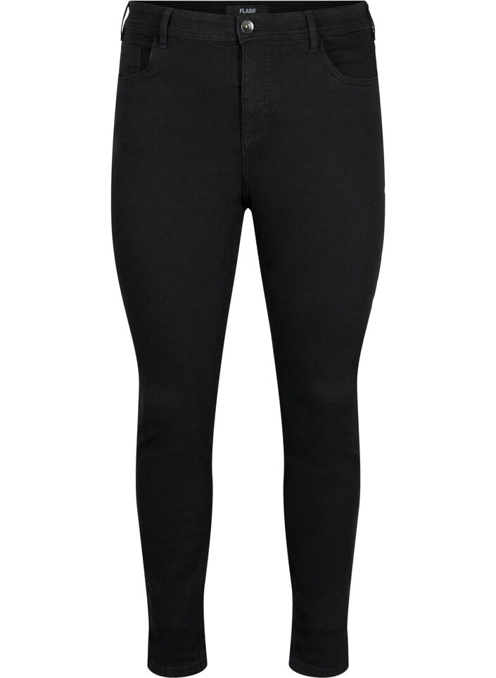 Jeans with super slim fit, Black, Packshot image number 0