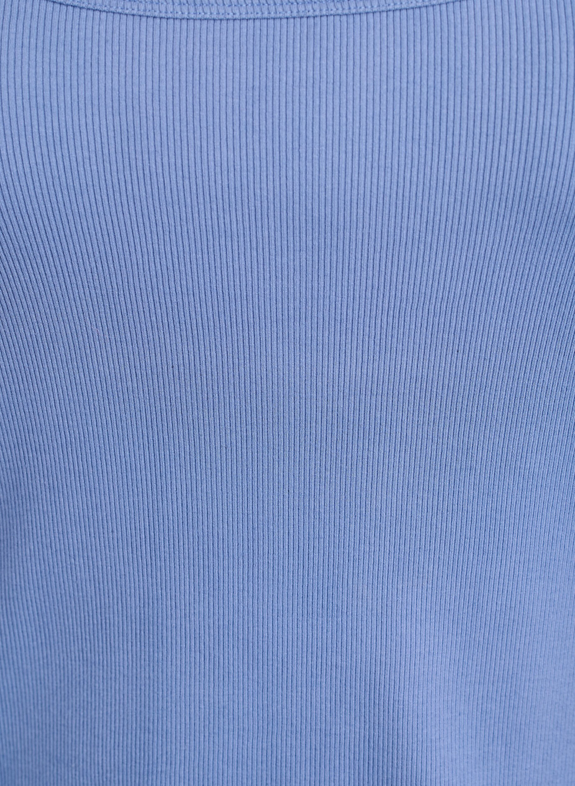ZizzifashionRib top with square neckline, Purple, Packshot image number 2