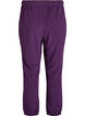 High-waisted teddy fleece trousers, Purple, Packshot image number 1