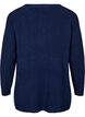 Knitted blouse with round neck, Naval Academy Mel., Packshot image number 1