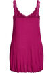 Nightgown with lace hem, Purple, Packshot image number 1