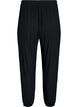 High-waisted jersey balloon trousers, Black, Packshot image number 1