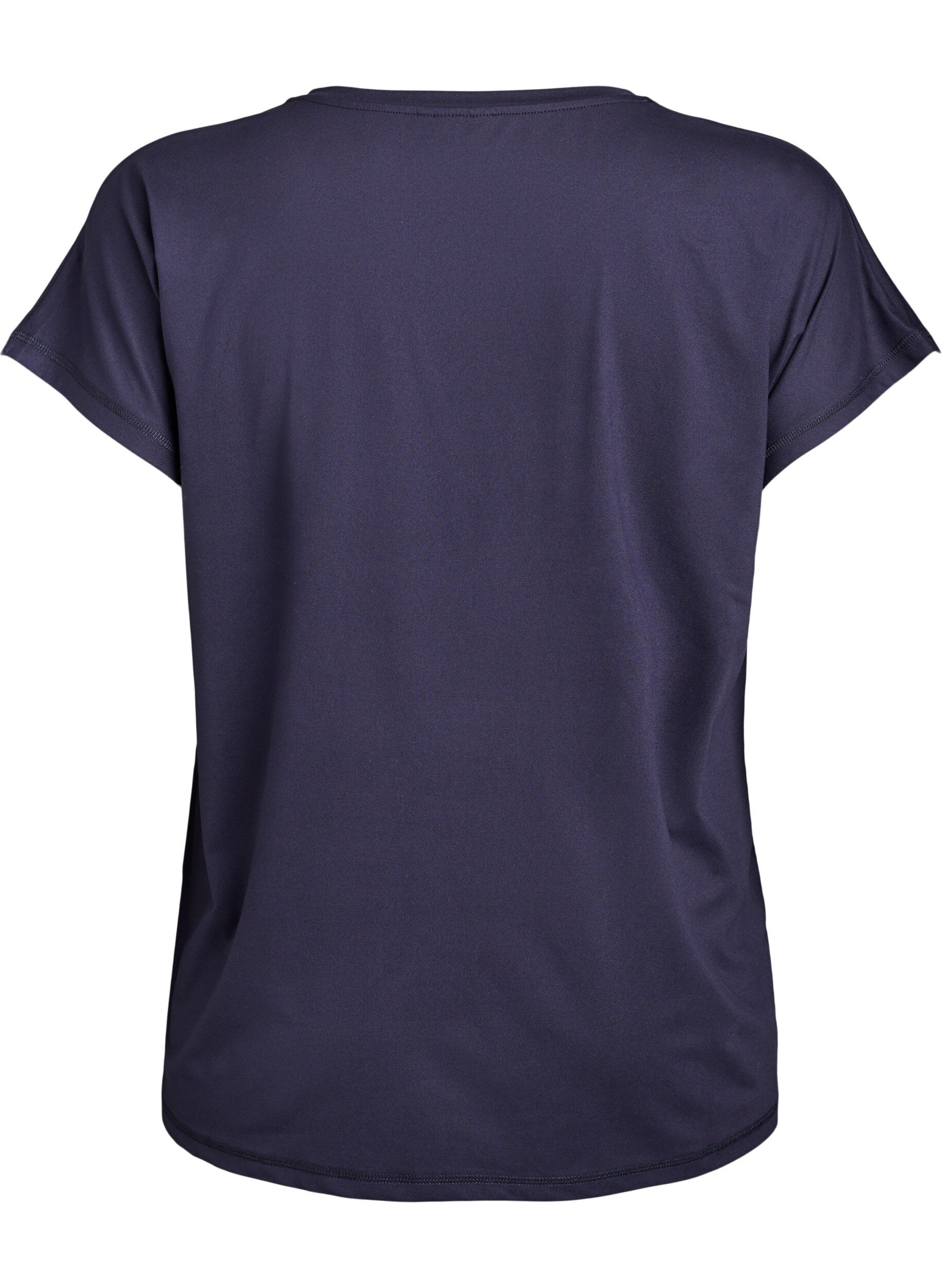 ZizzifashionSolid-coloured training T-shirt, Blue, Packshot image number 1