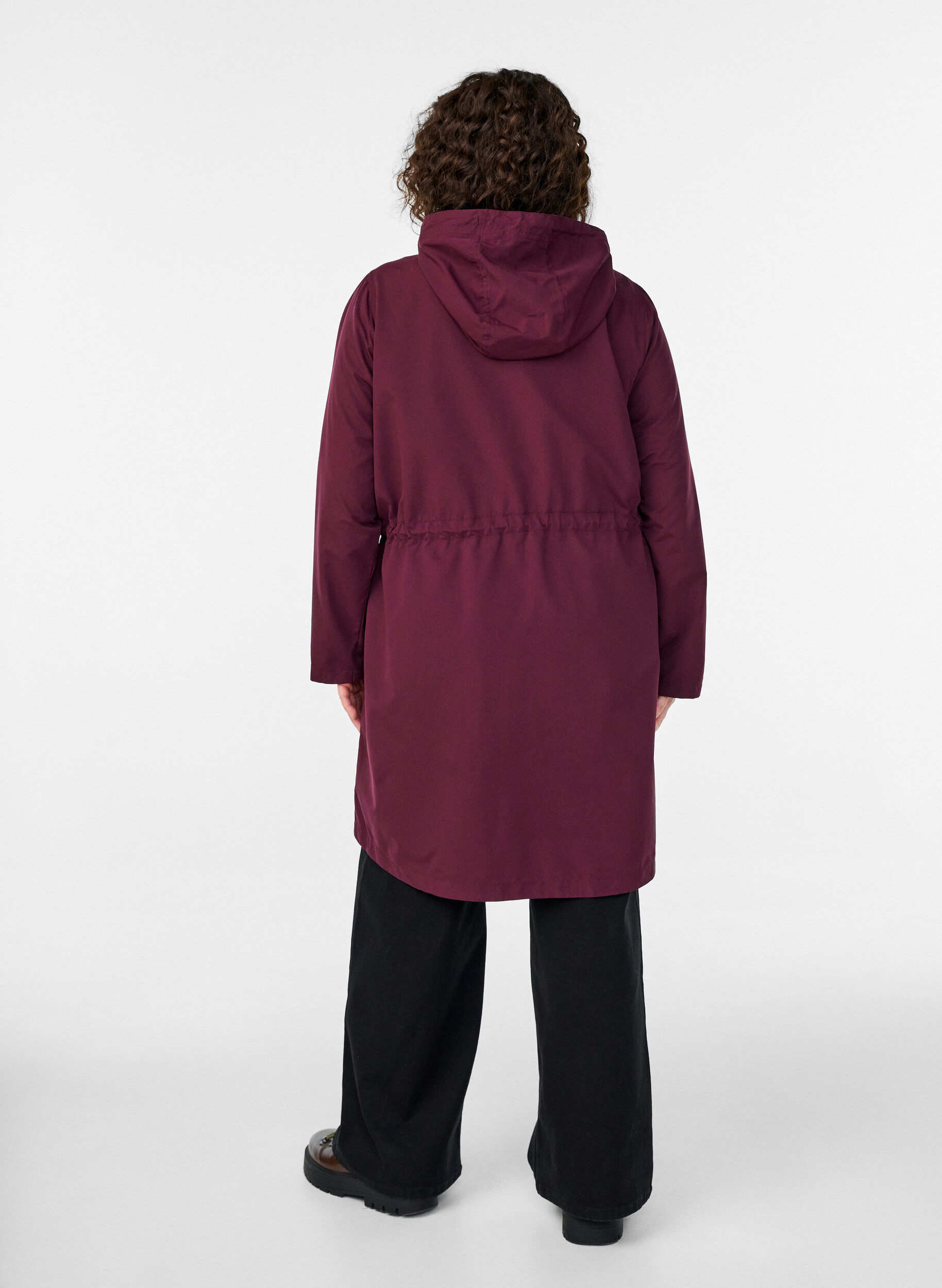 Zizzifashion FLASH - Lightweight parka with a hood, Red, Model image number 2