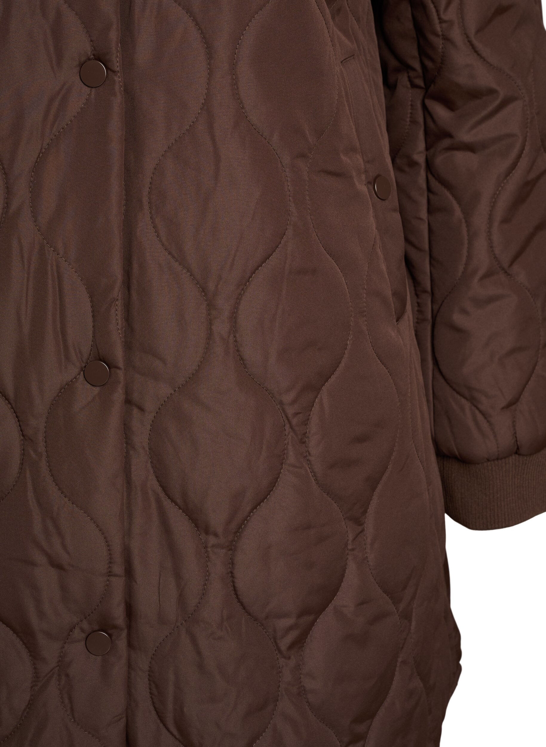 ZizzifashionMid-length quilted jacket with a hood, 1682, Packshot image number 2