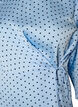 Polka dot blouse with tie-fastening and 3/4-sleeves, Light Blue, Packshot image number 2