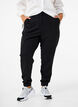 Trousers with elasticated waist and ankle, Black, Model image number 2