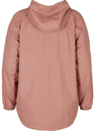 Short jacket with a zip and hood, Burlwood, Packshot image number 1
