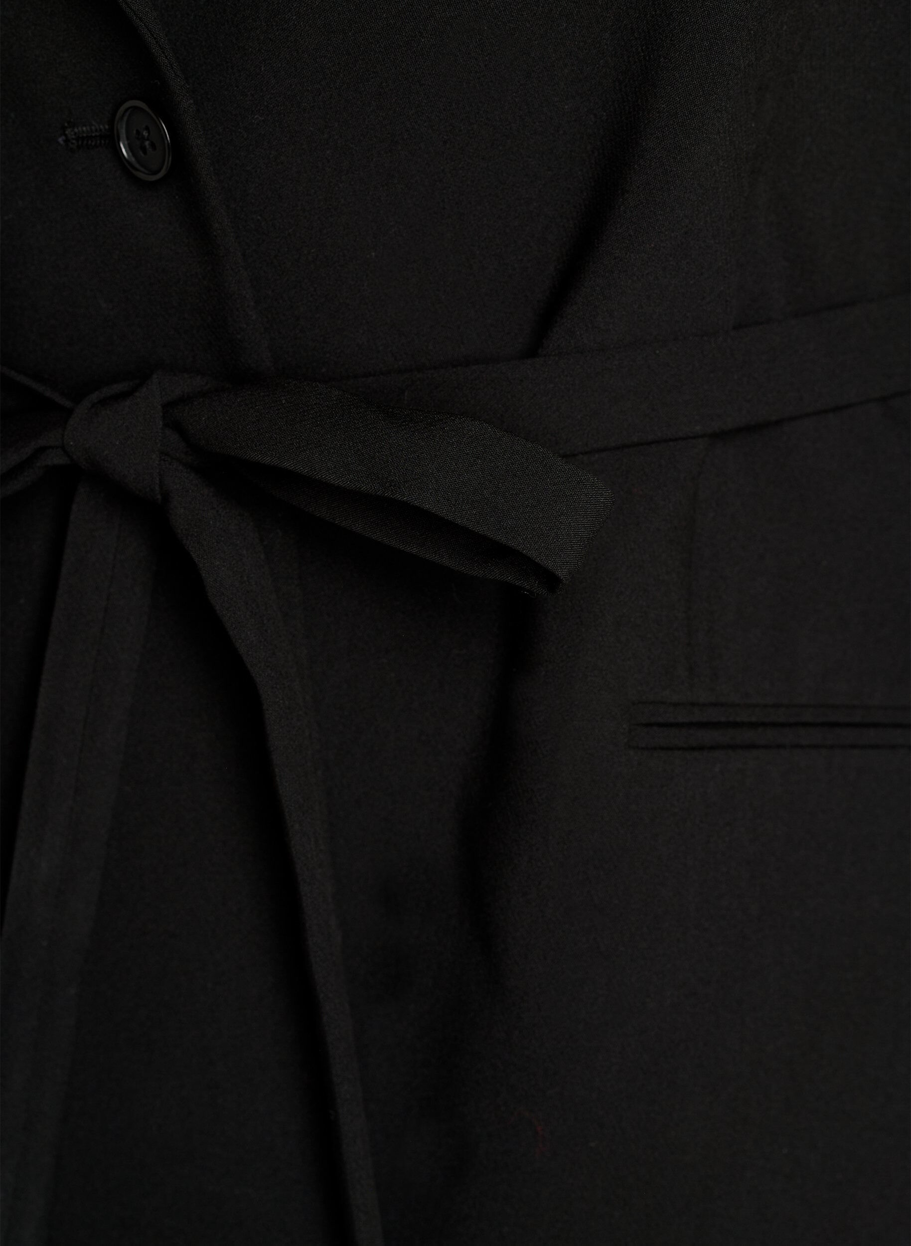 ZizzifashionBlazer with detachable tie belt, Black, Packshot image number 2
