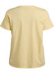 Basic cotton T-shirt with round neck, Yellow, Packshot image number 1