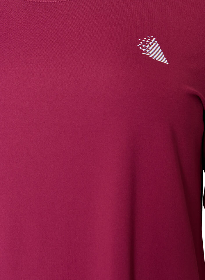 Sports top with 3/4 sleeves, Pink, Packshot image number 2