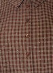 Checked shirt with rhinestones, Brown, Packshot image number 2