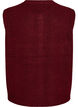 Knitted vest with decorative buttons, Dark Bordeaux, Packshot image number 1