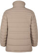 Short puffer jacket with pockets, Beige, Packshot image number 1