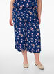 Culotte trousers with print, Blue, Model image number 2