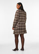 Checked blazer with pockets and back vent, Brown, Model image number 2