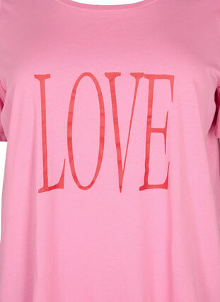 Oversize t-shirt with print, Rosebloom W. Love, Packshot image number 2