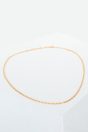 Short gold-coloured necklace, Gold, Packshot image number 1