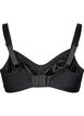 Wire-free bra with lace, Black, Packshot image number 1