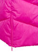 Long puffer coat with hood and pockets, Pink, Packshot image number 3