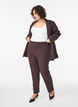 Trousers with pockets and straight legs, Brown, Model image number 0