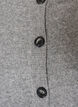 Cardigan with buttons and a rounded front, Grey, Packshot image number 2
