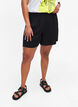 Loose-fitting shorts in viscose, Black, Model image number 2
