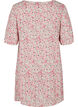 Viscose tunic with print and short sleeves, Pink Ditsy AOP, Packshot image number 1