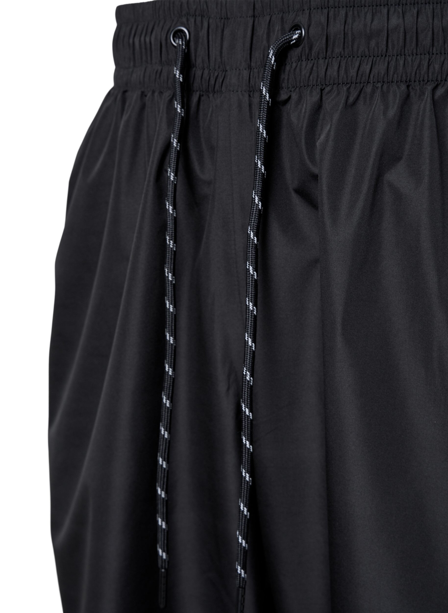 Zizzifashion Rain pants with elastic and drawstring, Black, Packshot image number 2