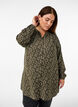 Long-sleeved tunic with floral print, Green, Model image number 0